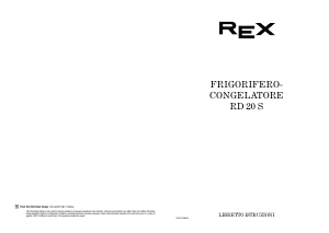 Manuale Electrolux-Rex RD20S Frigorifero-congelatore