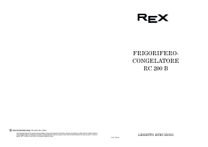 Manuale Electrolux-Rex RC200B Frigorifero-congelatore