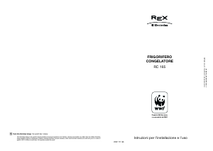 Manuale Electrolux-Rex RC165 Frigorifero-congelatore