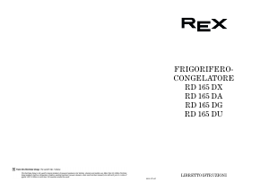 Manuale Electrolux-Rex RD165DX Frigorifero-congelatore