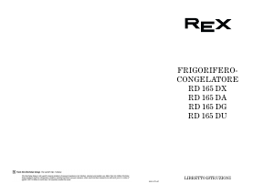 Manuale Electrolux-Rex RD165DG Frigorifero-congelatore