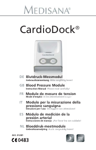 Manuale Medisana CardioDock Misuratore di pressione