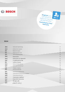 Manual de uso Bosch BSG6A322S Aspirador