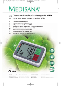 Manual Medisana MTD Blood Pressure Monitor