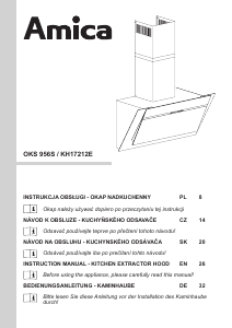 Instrukcja Amica OKS 956 S Okap kuchenny