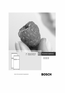 Bedienungsanleitung Bosch KSV42610NE Kühl-gefrierkombination