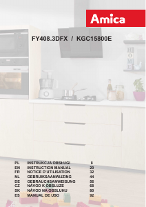 Manual Amica KGC 15800 E Fridge-Freezer