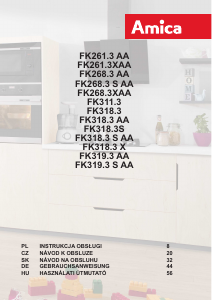 Instrukcja Amica FK318.3AA Lodówko-zamrażarka