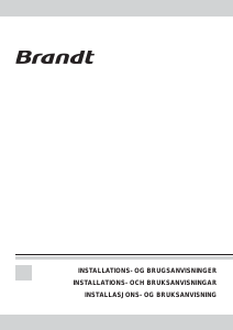 Brugsanvisning Brandt AT276XN1 Emhætte