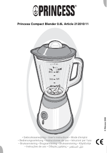 Bedienungsanleitung Princess 212011 Compact Standmixer