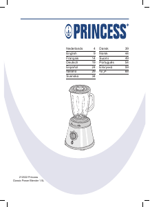 Bruksanvisning Princess 212022 Classic Power Blender