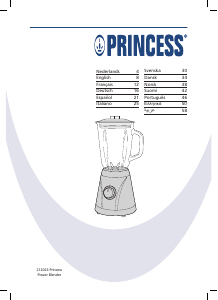 Εγχειρίδιο Princess 212023 Power Μπλέντερ
