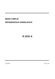 Mode d’emploi FAR R2235A Réfrigérateur combiné