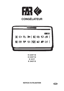 Mode d’emploi FAR K3307SI Congélateur