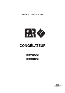 Mode d’emploi FAR K3265SI Congélateur