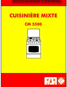 Mode d’emploi FAR CM5500 Cuisinière