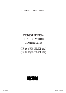 Manuale Castor CFC 32 SB Frigorifero-congelatore