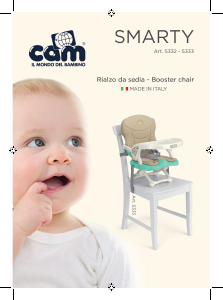 Mode d’emploi Cam S333 Smarty Chaise haute bébé