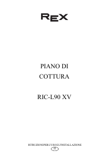 Manuale Rex RIC-L90XV Piano cottura