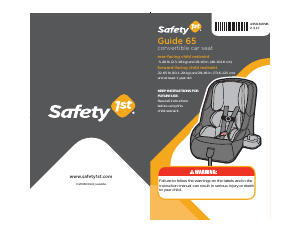 Manual Safety1st Guide 65 Car Seat