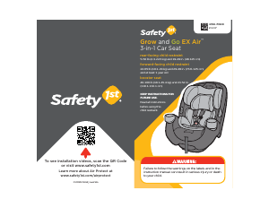 Safety 1st grow and go ex air outlet manual