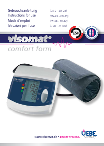 Bedienungsanleitung Visomat Comfort Form Blutdruckmessgerät