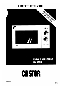 Manuale Castor CM 850 G Microonde