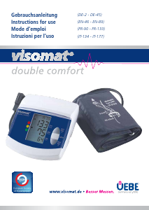 Handleiding Visomat Double Comfort Bloeddrukmeter