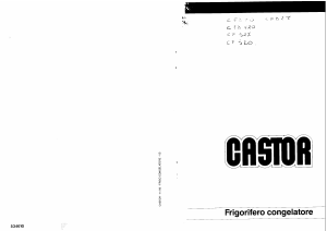 Manuale Castor CFD 27 Frigorifero-congelatore