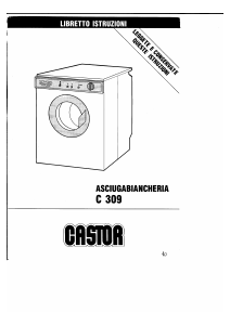Manuale Castor C 309 Asciugatrice