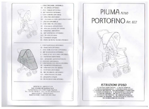 Mode d’emploi Cam 822 Portofino Poussette