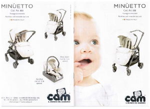 Manual Cam 888 Minuetto Carrinho de bebé