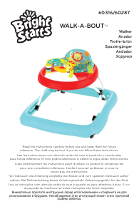 Manual Bright Starts 60316 Walk-A-Bout Andador de bebê