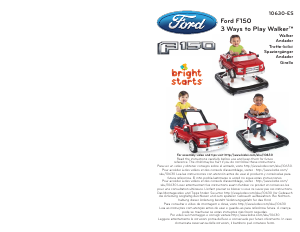 Manual de uso Bright Starts 10630-ES Ford F-150 Andador para bébé