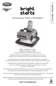 Manual Bright Starts 11212-ESC Ford Mustang Baby Walker