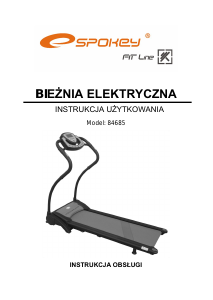 Instrukcja Spokey 84685 Bieżnia