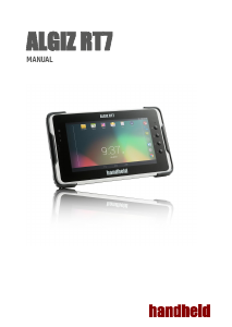 Handleiding Handheld Algiz RT7 Tablet