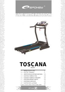 Manual Spokey 832295 Toscana Treadmill