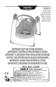 Manual Ingenuity 10248-ES Sunny Snuggles Espreguiçadeira para bebê
