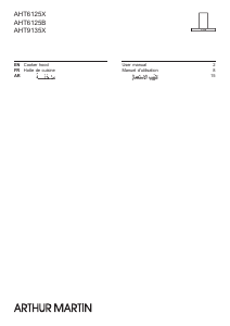 Mode d’emploi Arthur Martin AHT6125B Hotte aspirante