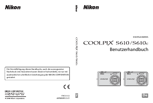 Bedienungsanleitung Nikon Coolpix S610c Digitalkamera