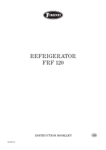 Manual Firenzi FRF120 Refrigerator