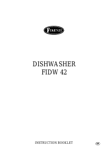 Manual Firenzi FIDW42 Dishwasher