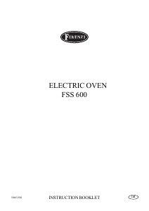 Handleiding Firenzi FSS600WH Oven