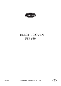Handleiding Firenzi FSF650BK Oven