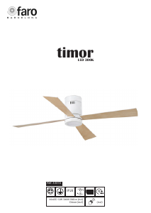 Bedienungsanleitung Faro Timor Deckenventilator