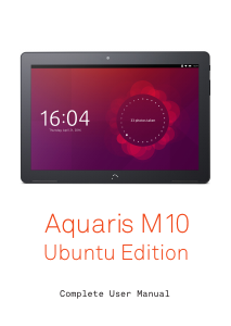 Handleiding bq Aquaris M10 (Ubuntu Edition) Tablet