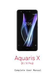 Manual bq Aquaris X Pro Mobile Phone