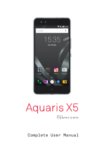 Manual bq Aquaris X5 (Cyanogen) Mobile Phone