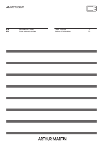 Mode d’emploi Arthur Martin AMM21000W Micro-onde